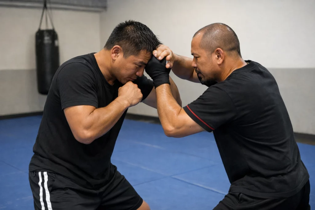 Panantukan Wieliczka – trening samoobrony FMA w sali grupowej