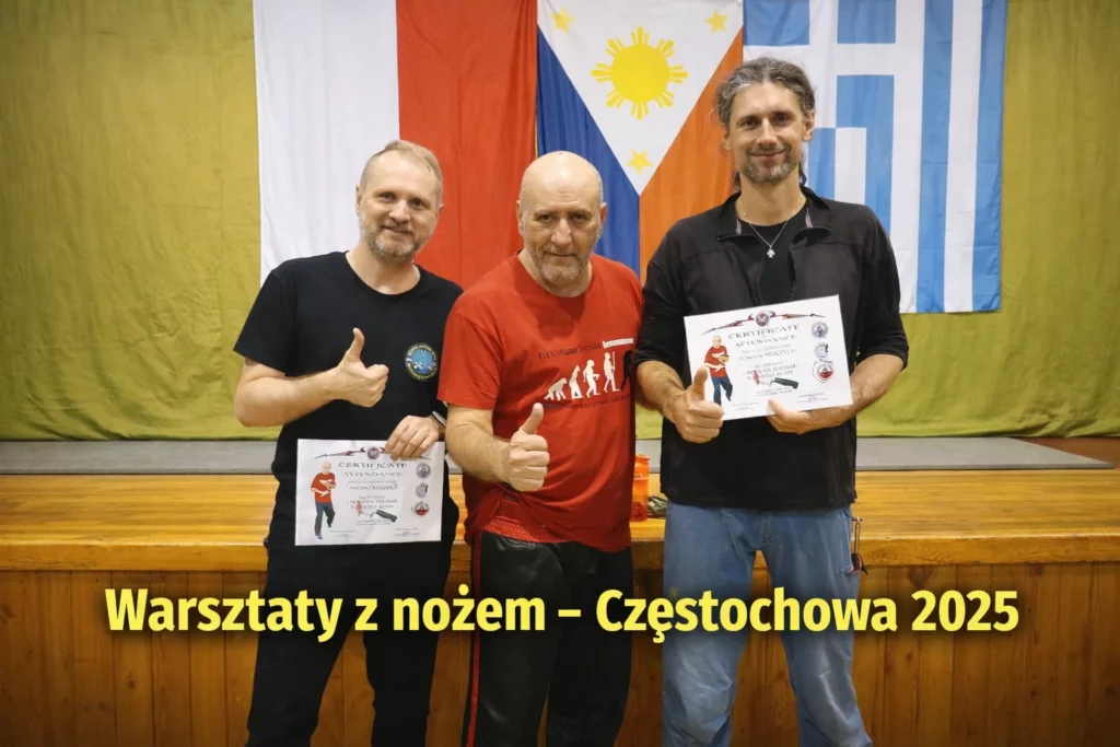 Reprezentanci FMA Wieliczka podczas warsztatów z nożem – listopad 2025